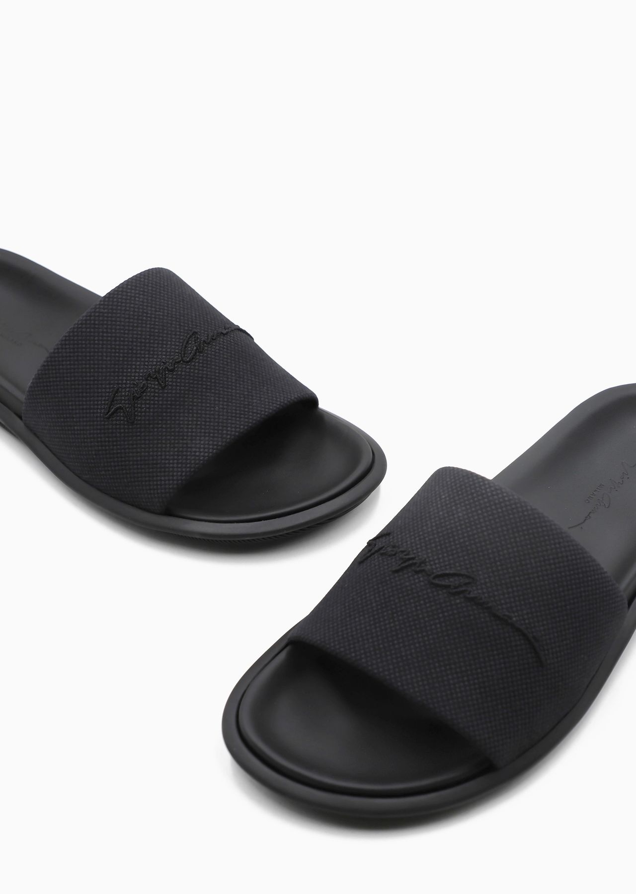 Canvas sandals with a signature logo - 3