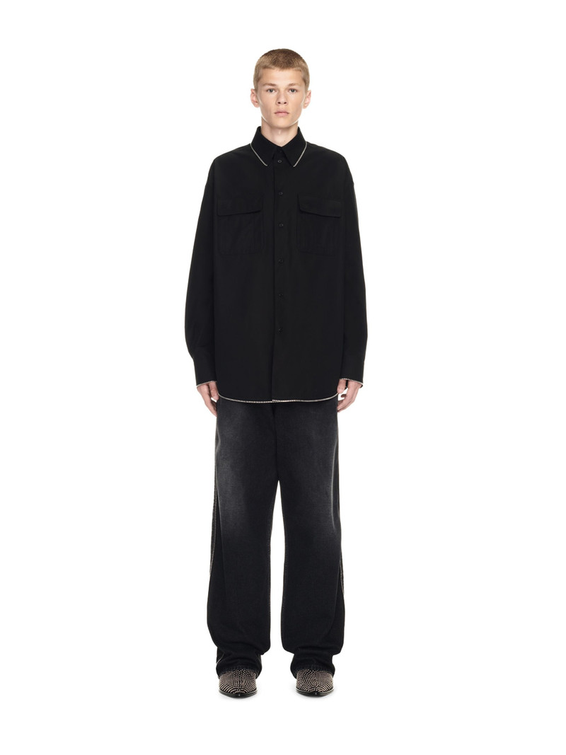 Off-White Zip Heavycot Milit Overshirt outlook