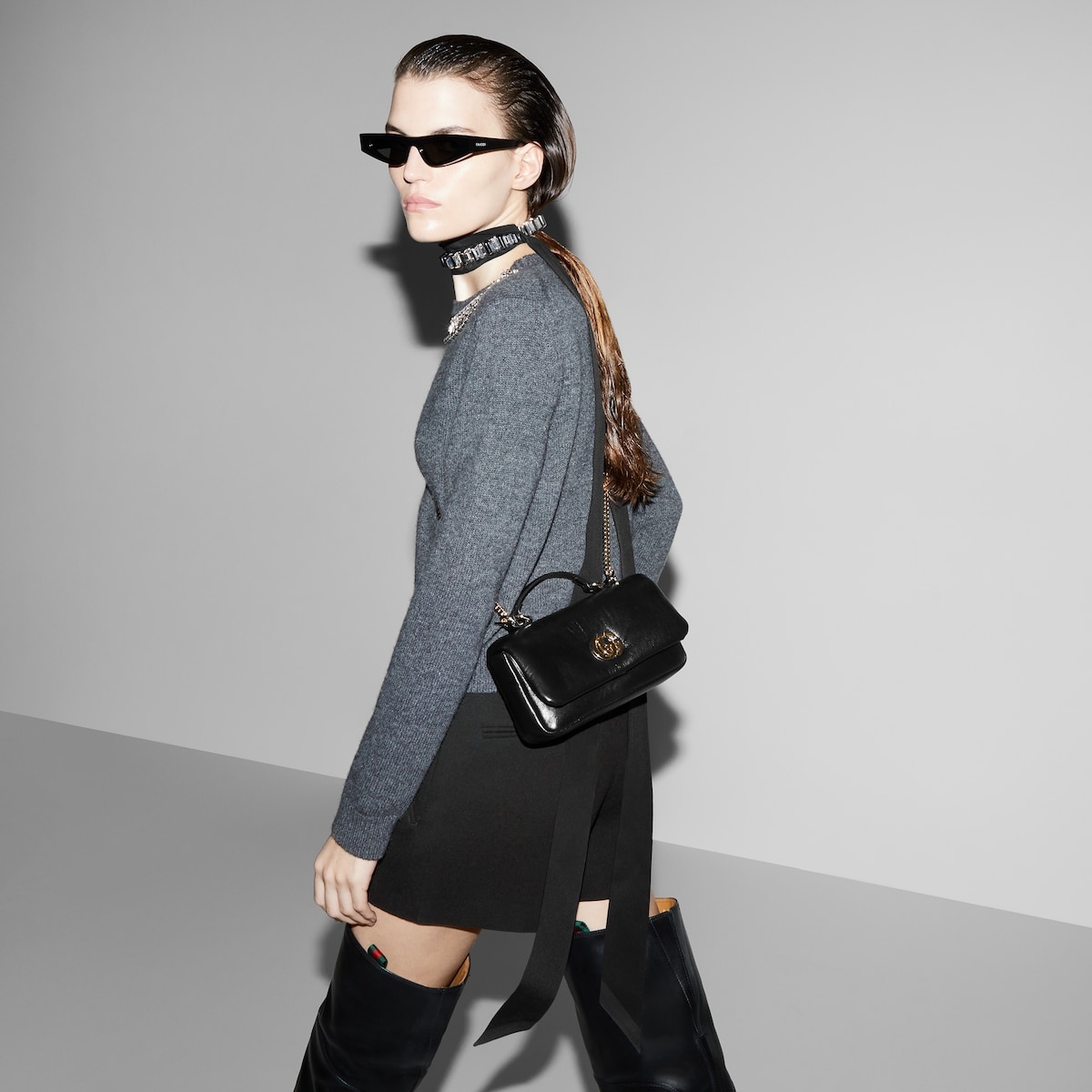 GG Milano mini top handle bag - 5