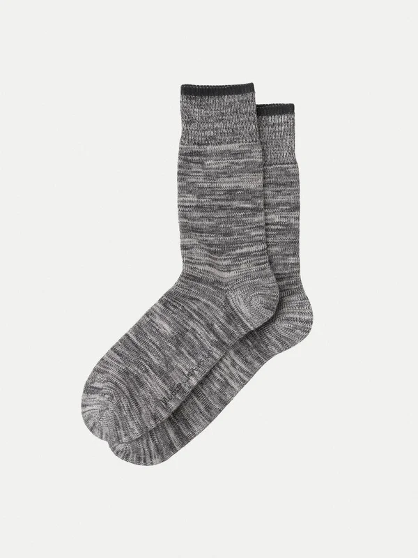 Rasmusson Multi Yarn Socks Dark Grey - 1