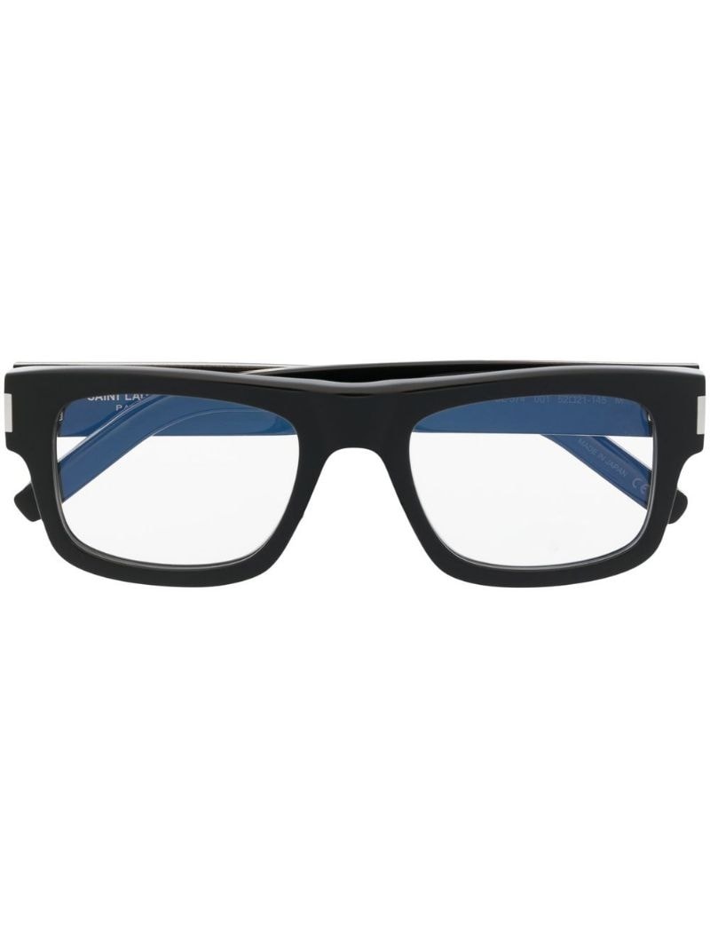 square-frame glasses - 1