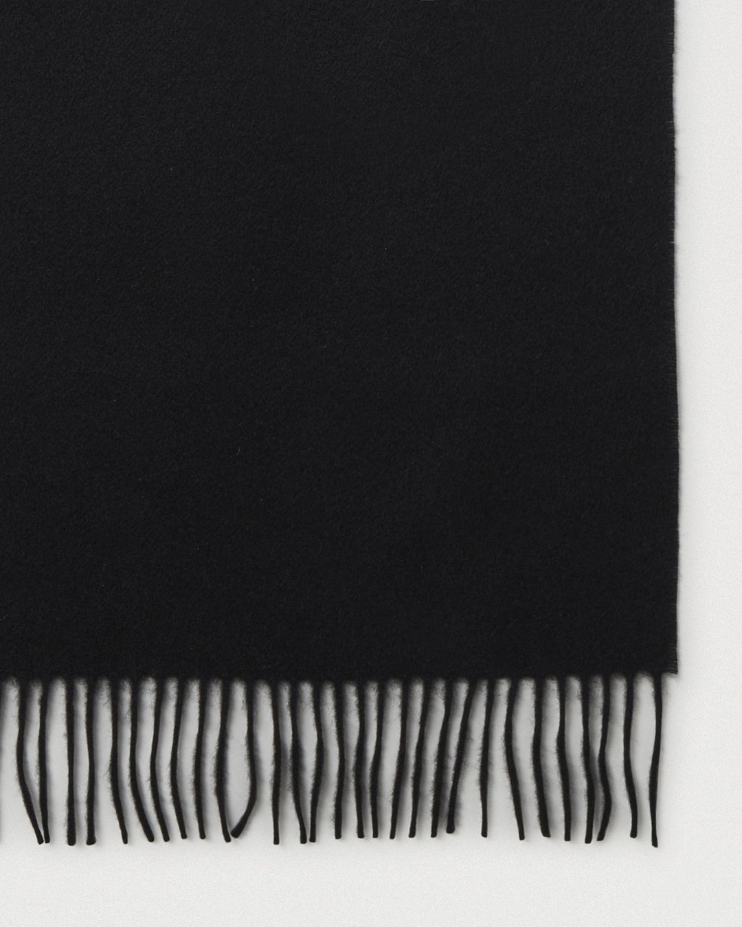 Cashmere Scarf Black Cashmere - 3