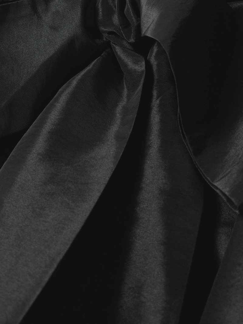 Julip belted pleated taffeta gown 4