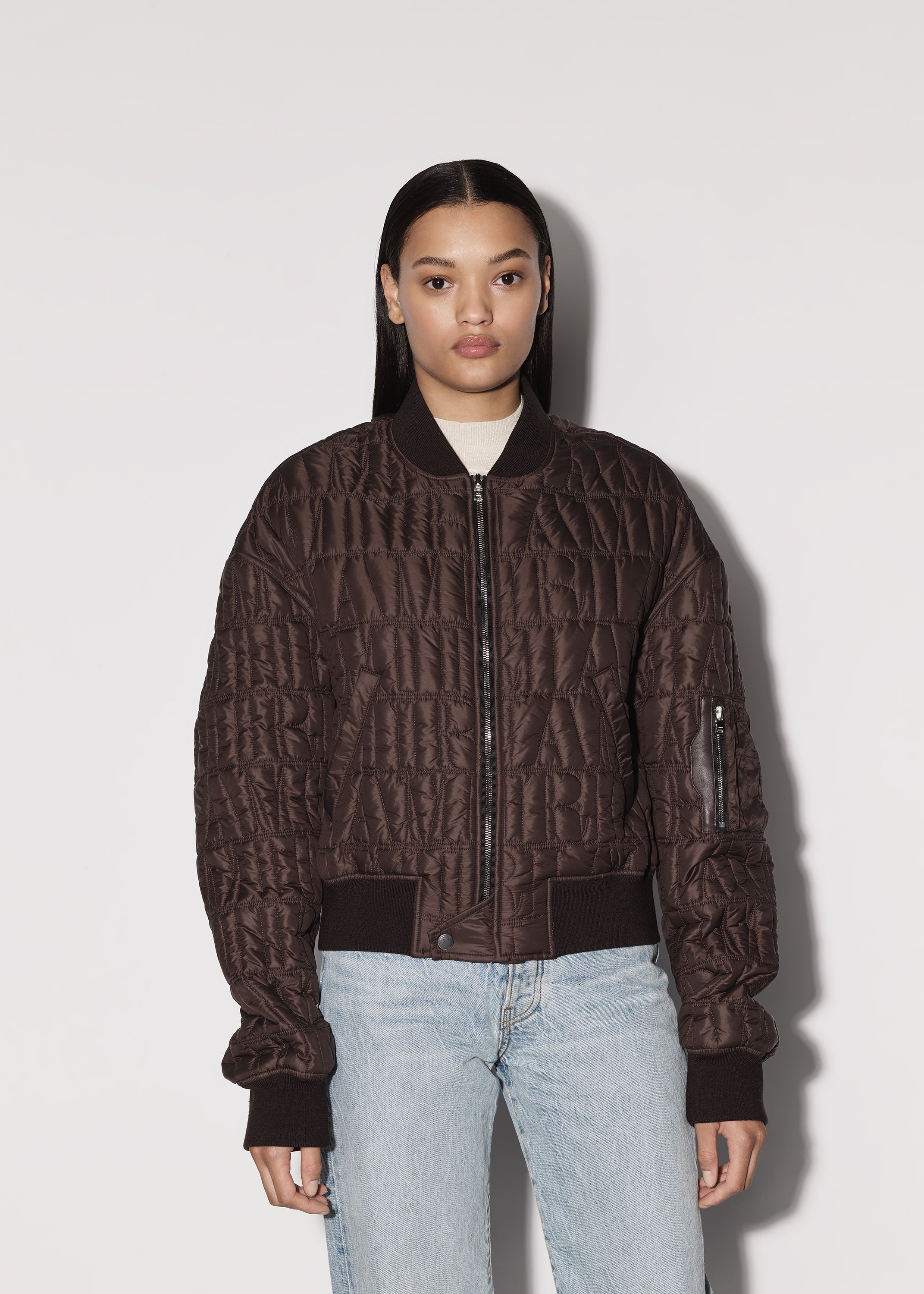 QUILTED AMIRI DOWN BOMBER - 4