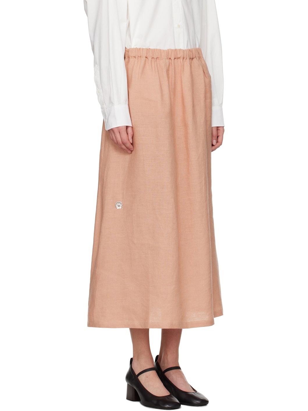 Pink Ponte Maxi Skirt - 2