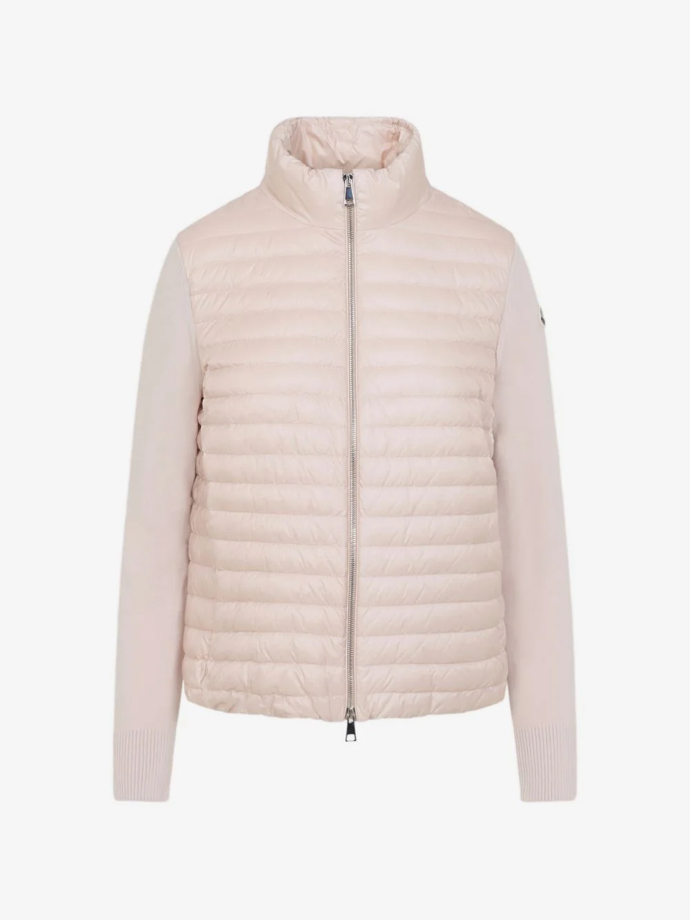 padded wool zip-up cardigan - 1