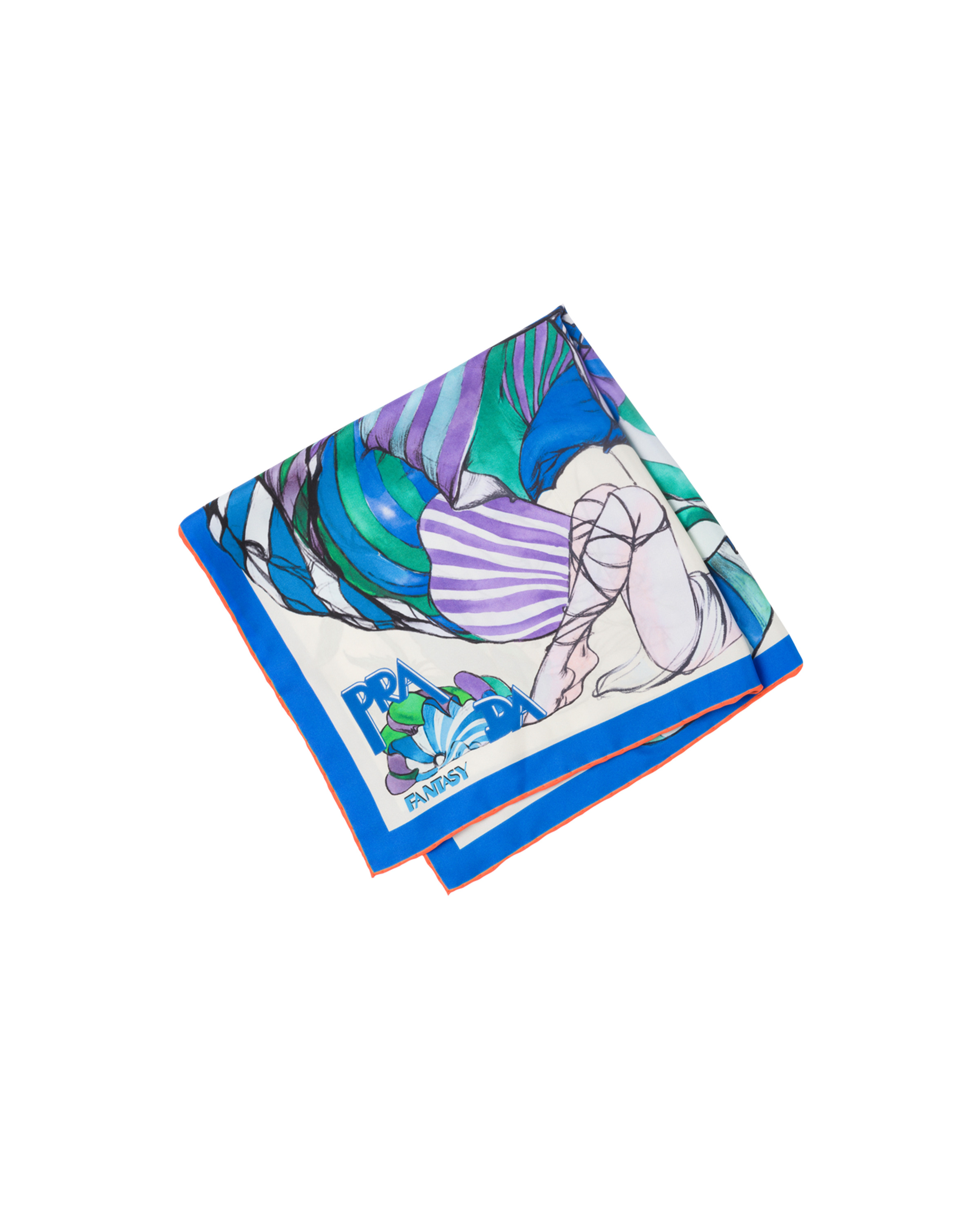 Fantasy 55 silk foulard - 1