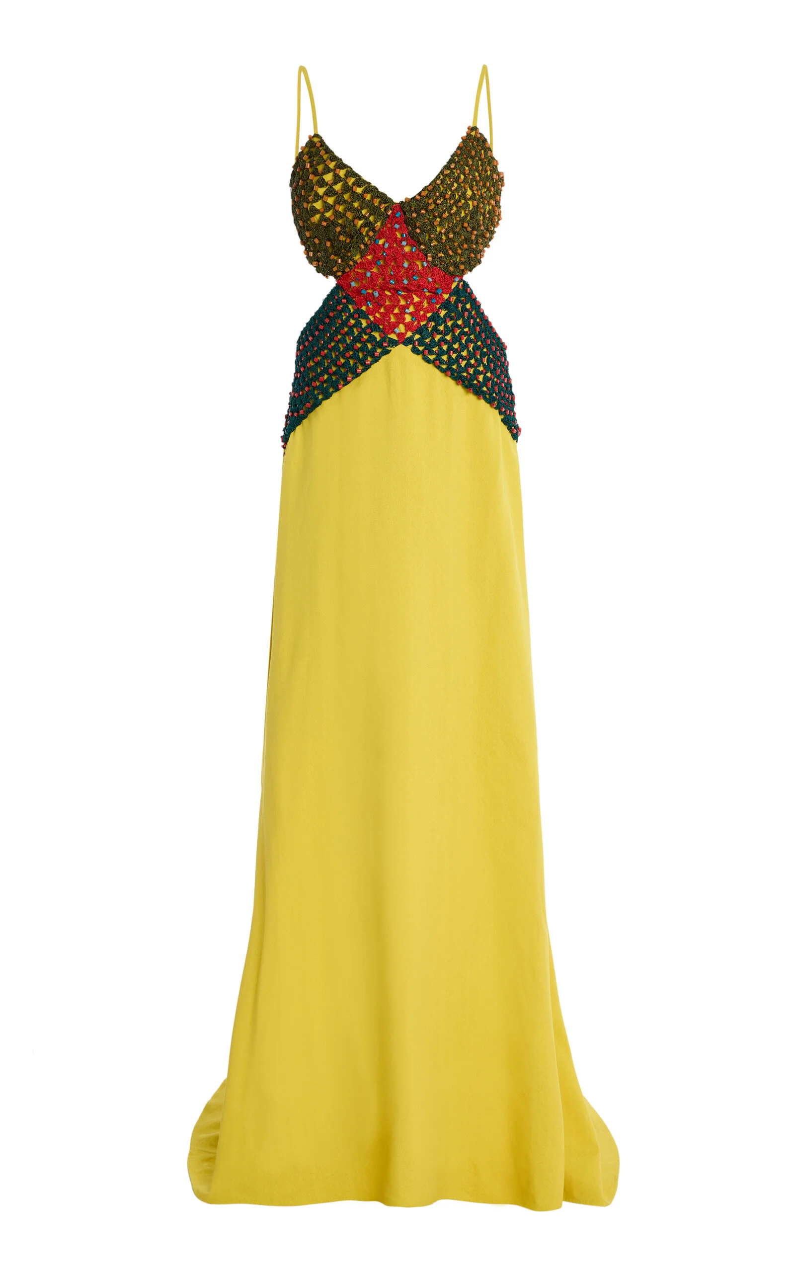 Crochet Crossing Gown yellow - 1