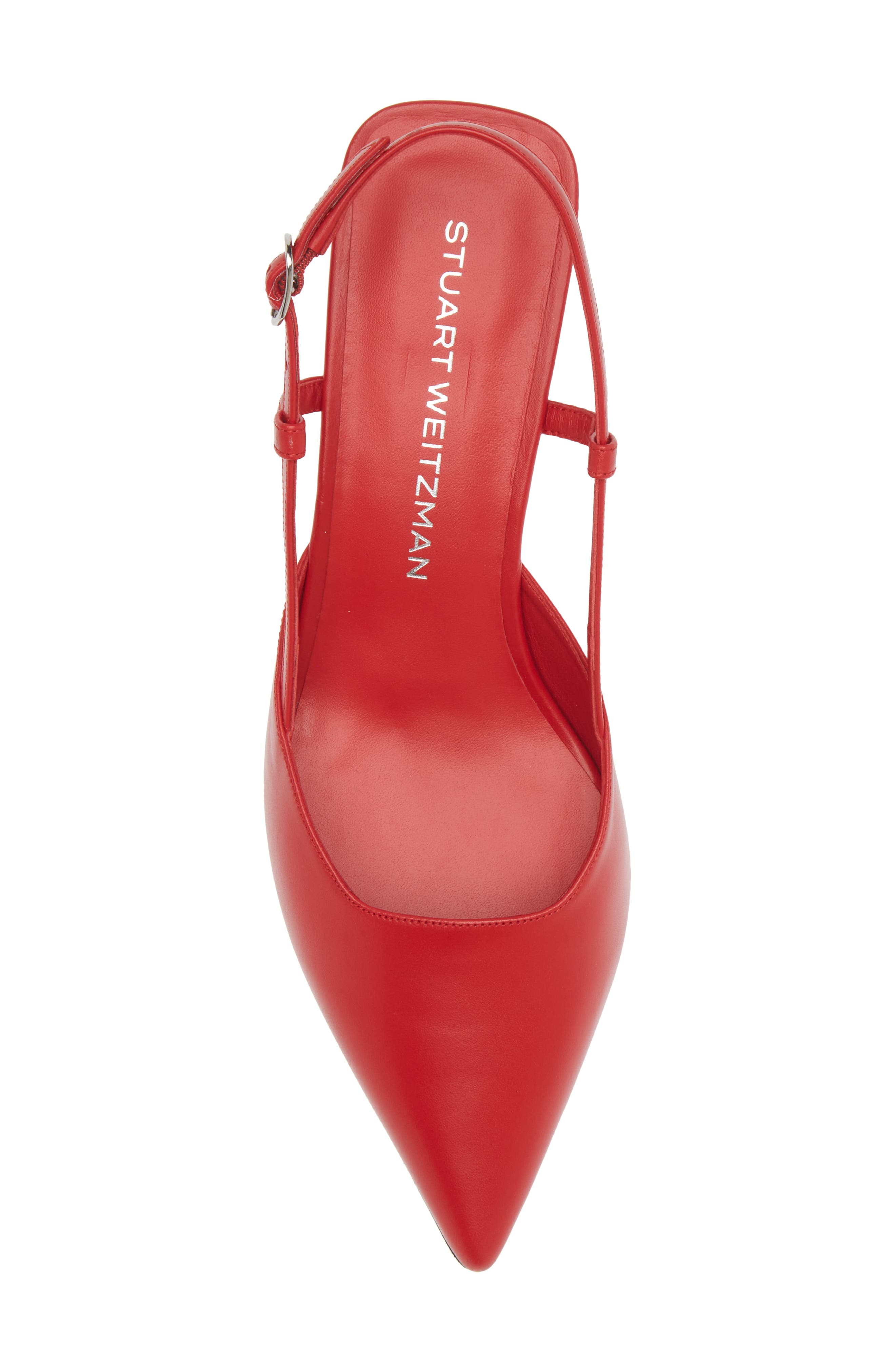 Stuart Weitzman Vinnie 50 Slingback Pump in Cherry at Nordstrom - 5