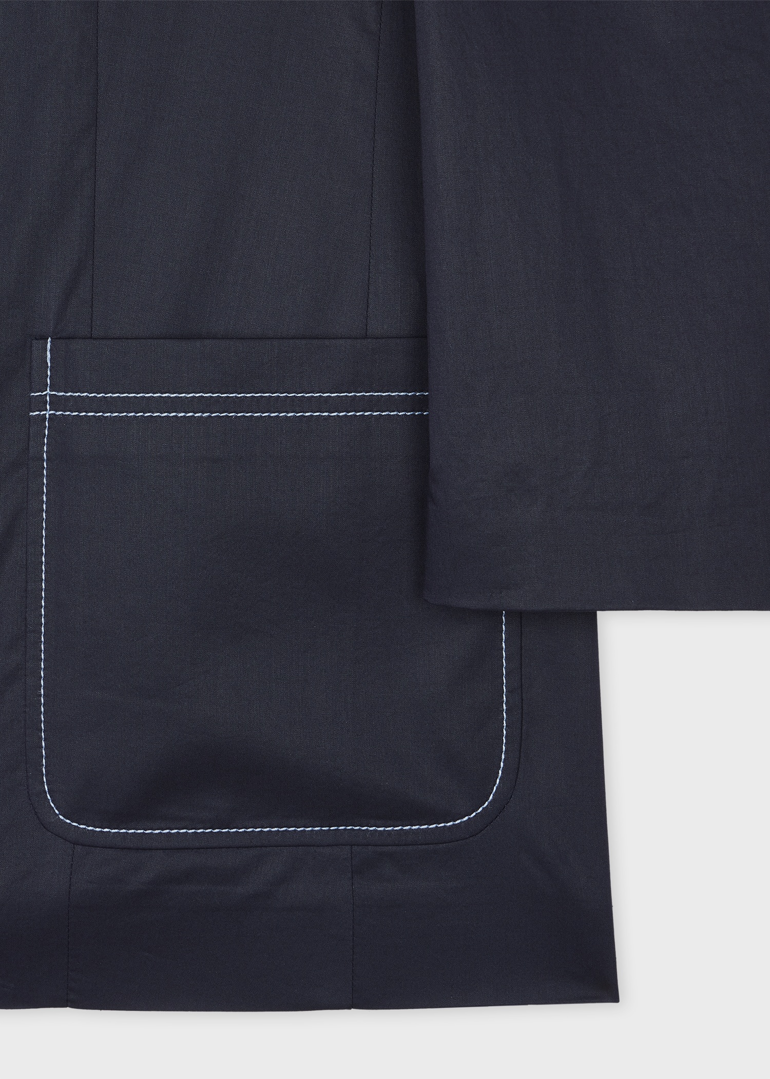 Women's Cotton-Blend Navy Co-ord - 4