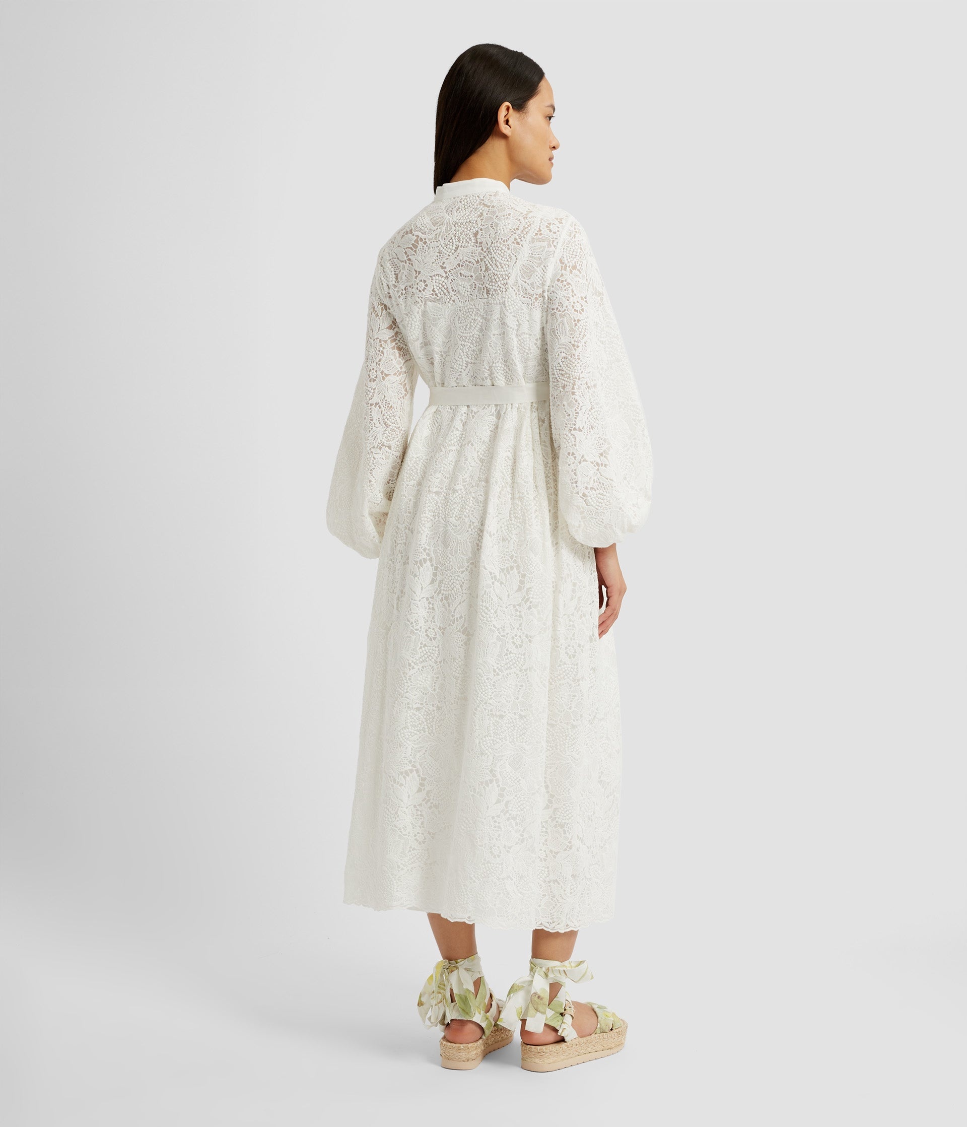LONG SLEEVE MIDI DRESS - 2