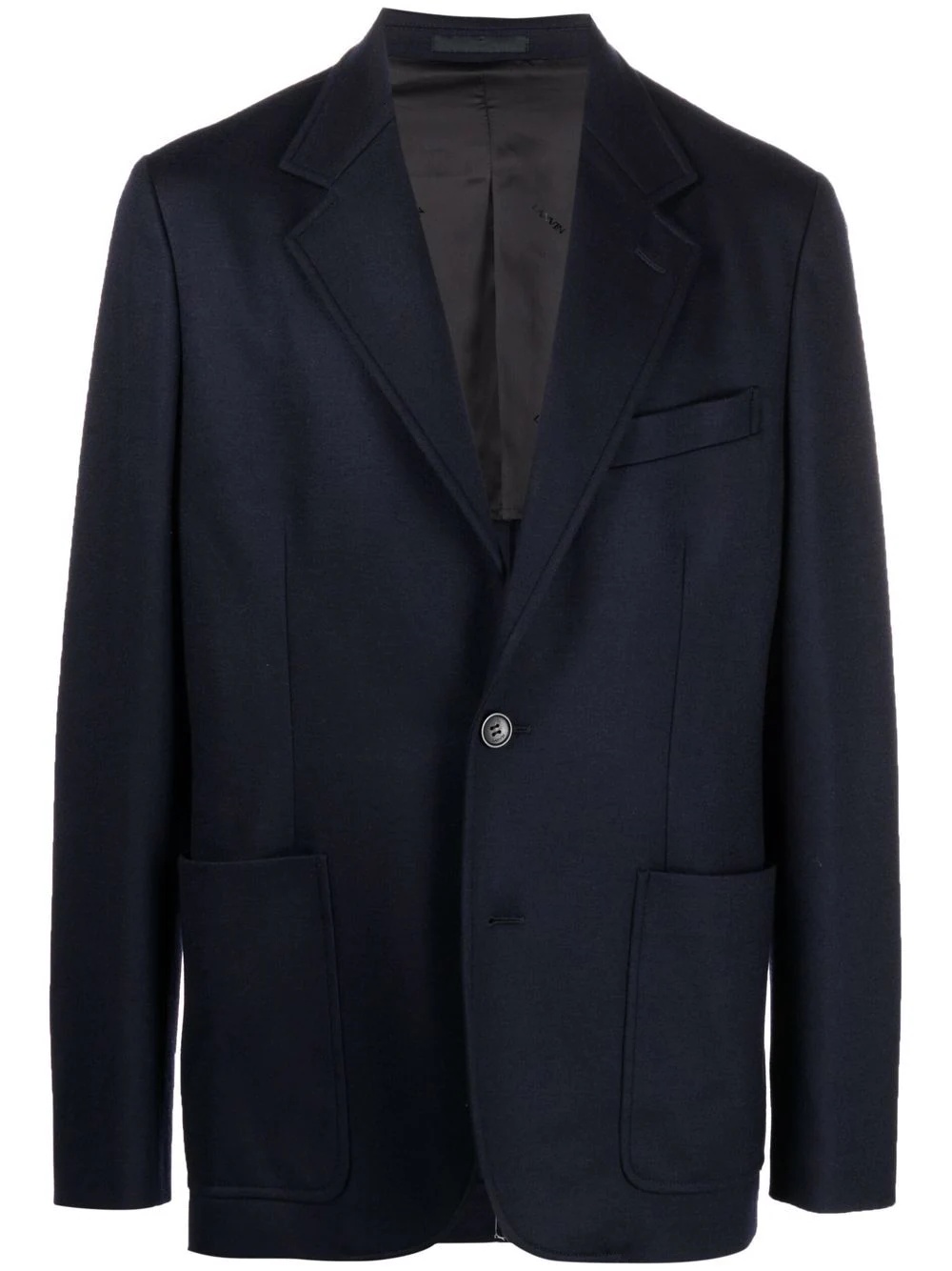 single-breasted wool blazer - 1