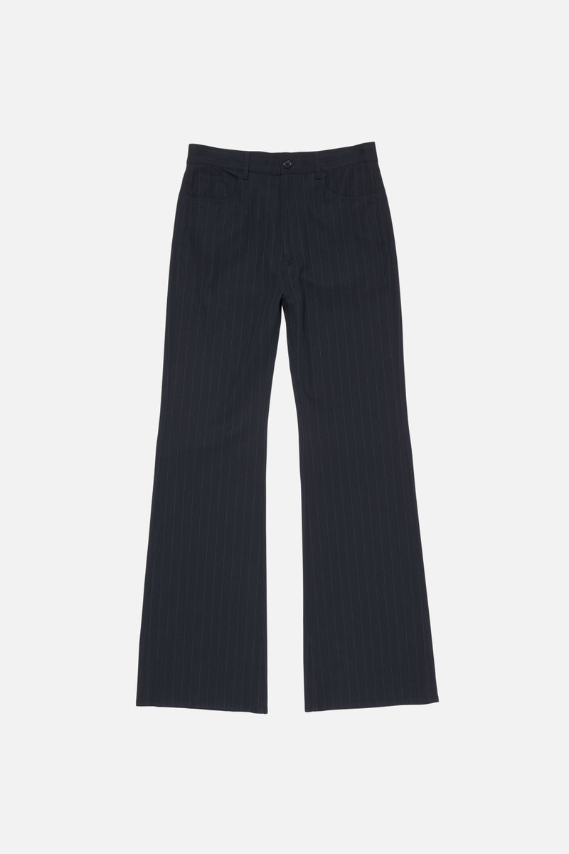 Pinstripe trousers - Navy - 1