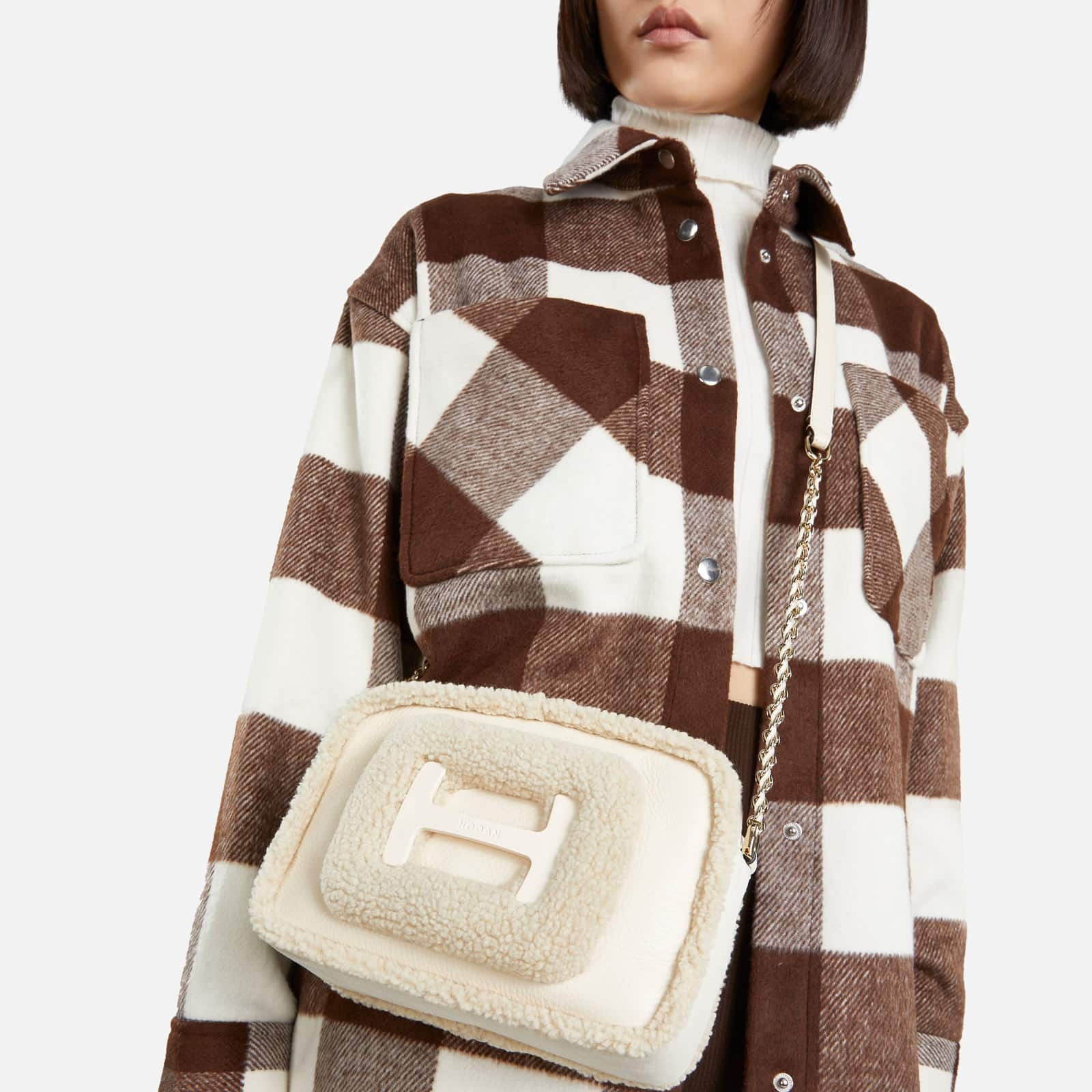 Hogan H-Bag Camera Bag Small Beige - 4