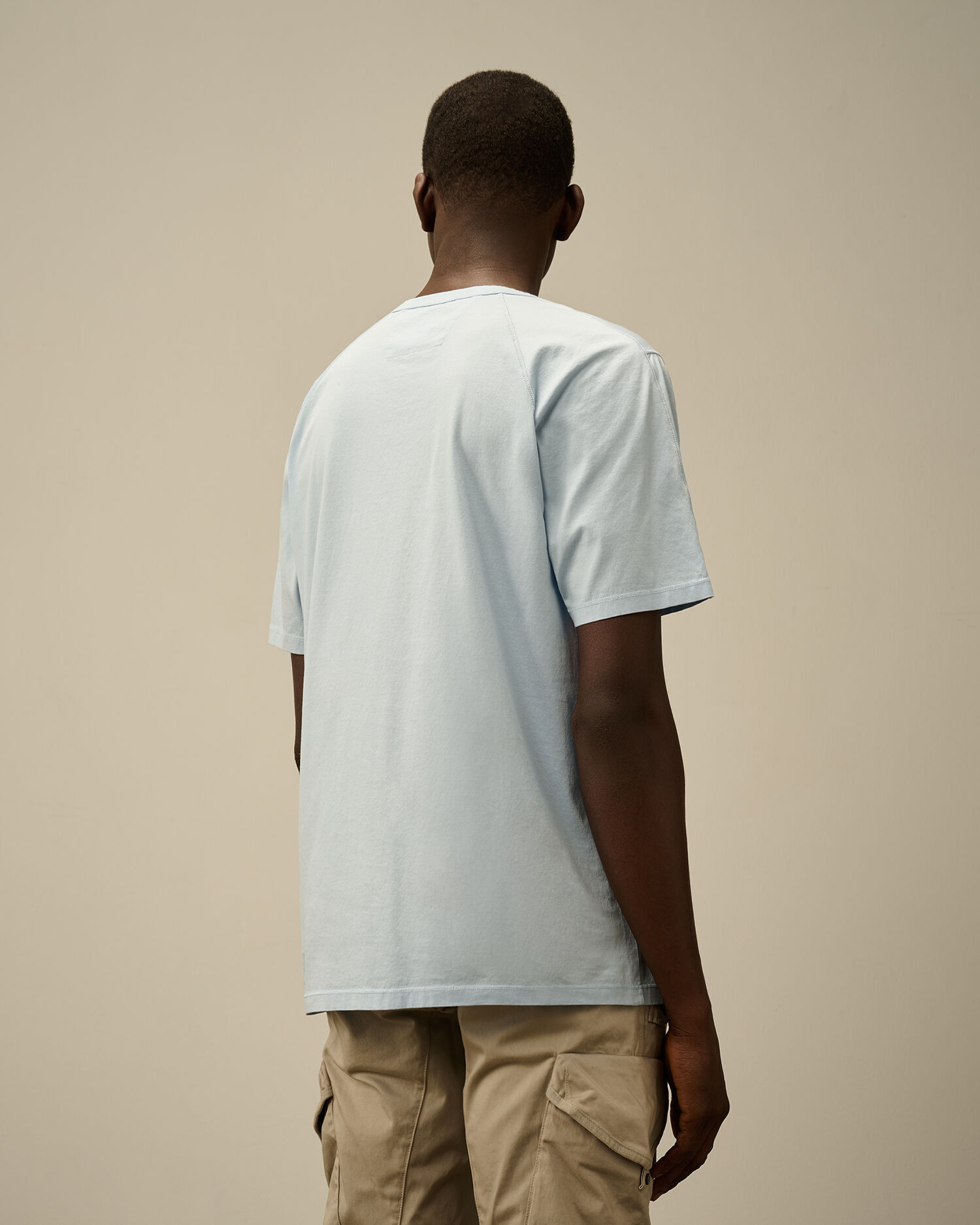 70/2 Mercerized Jersey Printed Logo T-Shirt - 6