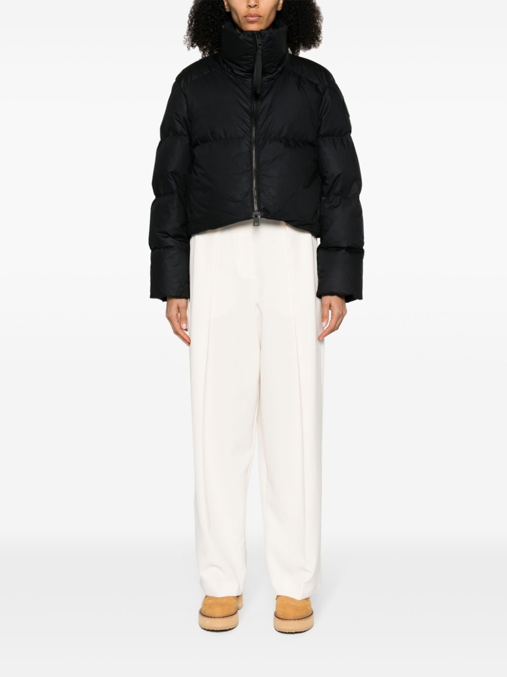 Canada Goose Garnet cropped puffer jacket | REVERSIBLE