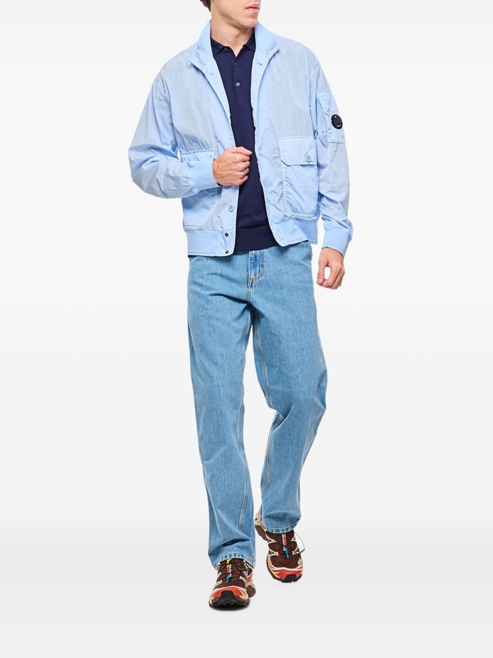 lightweight zip-up bomber jacket - 2
