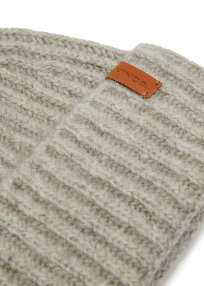 Vince Donegal ribbed cashmere beanie outlook