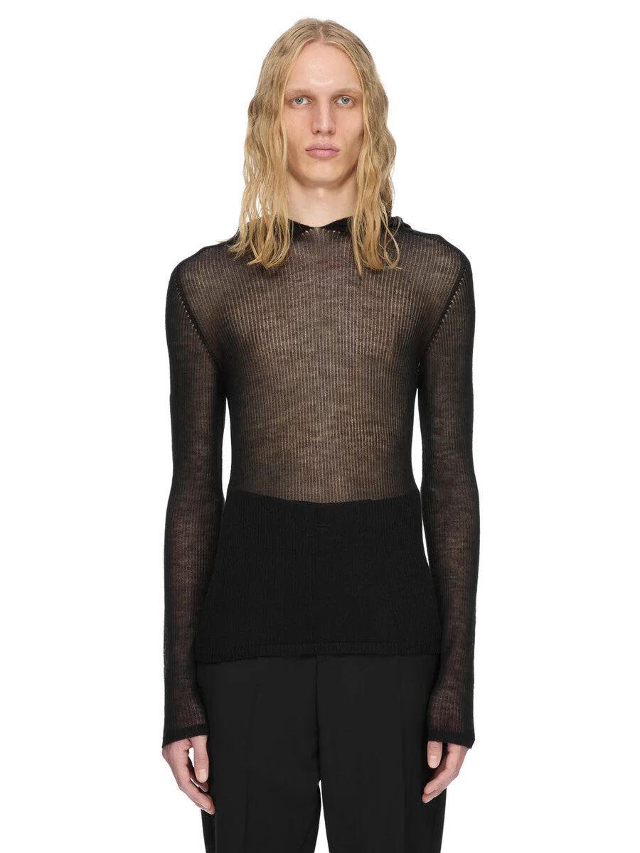 SHEER HOODED LS T - 1
