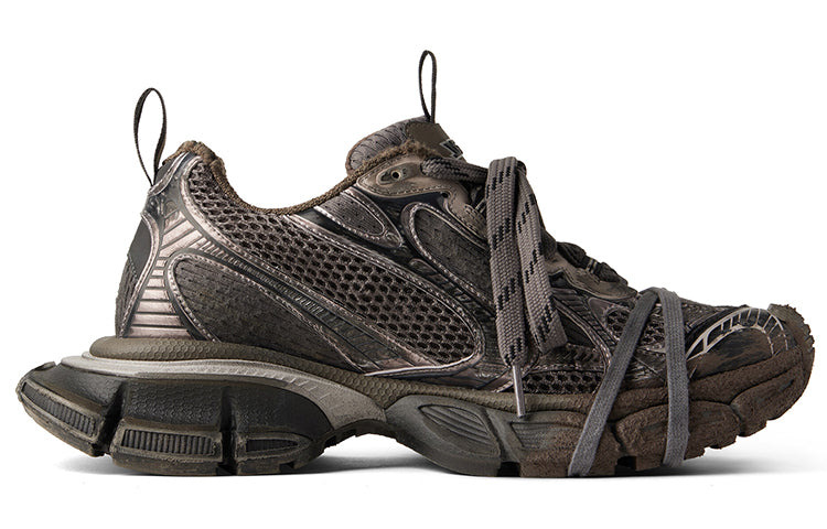 Balenciaga 3XL Sneaker Worn Out Sneakers 'Brown Mesh and Polyurethane' 734734W3XL72200 - 2