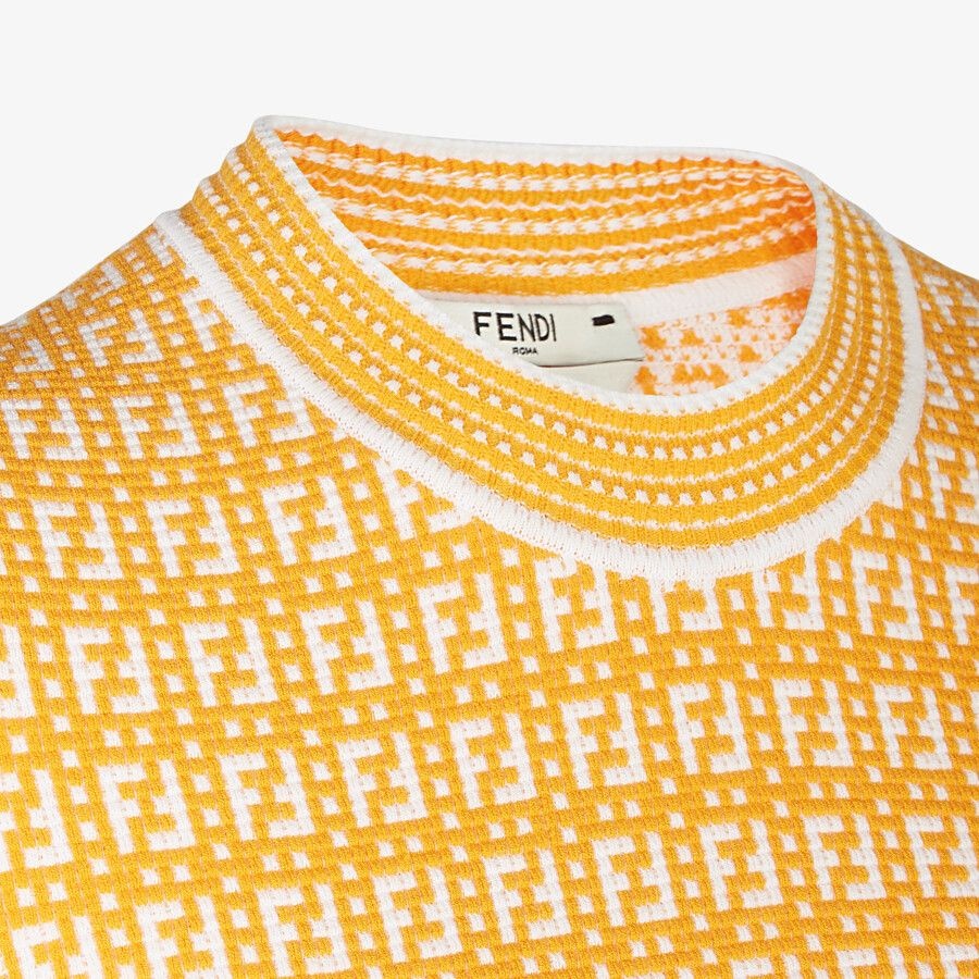 Orange viscose sweater - 3