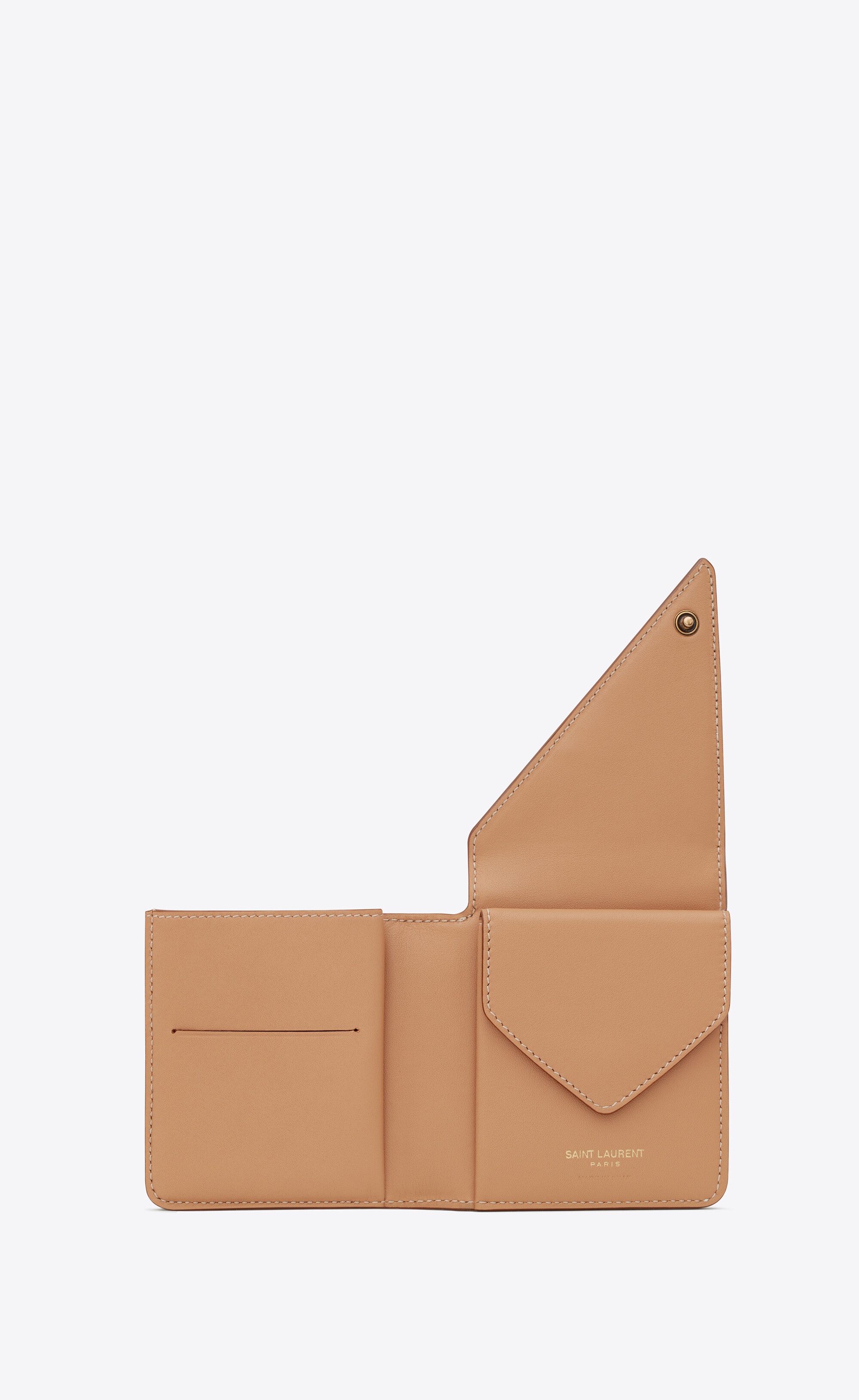 jamie folded wallet in leather - 4