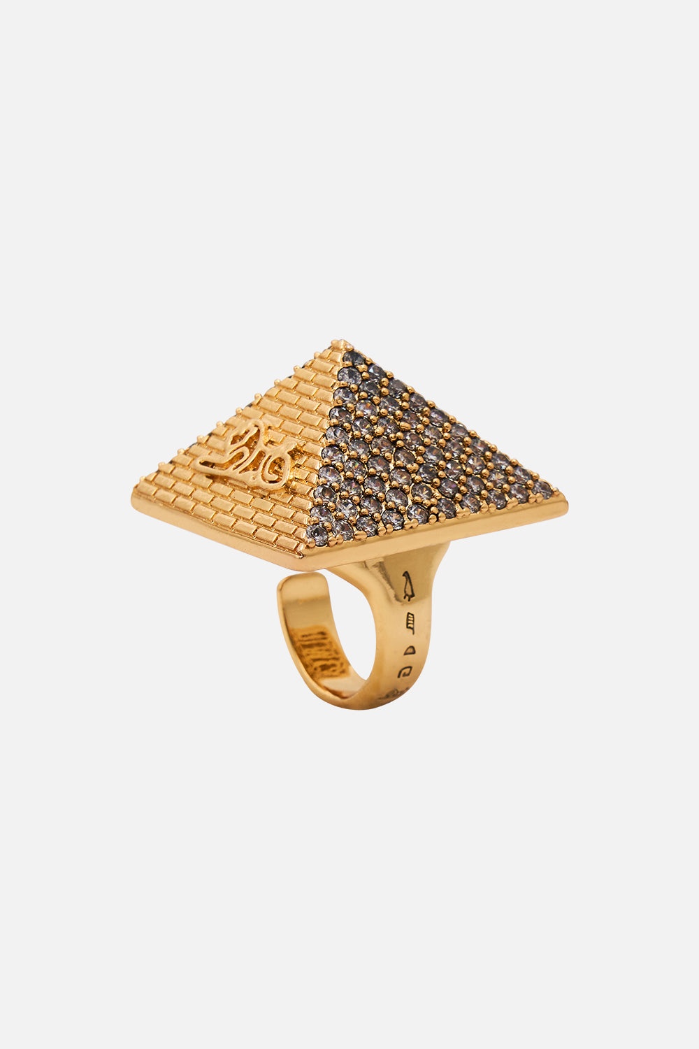 SACRED SYMBOLS PYRAMID RING - 4