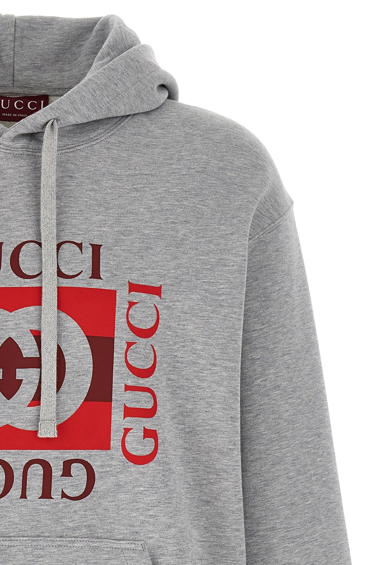 'Gucci Incrocio GG' print hoodie - 3