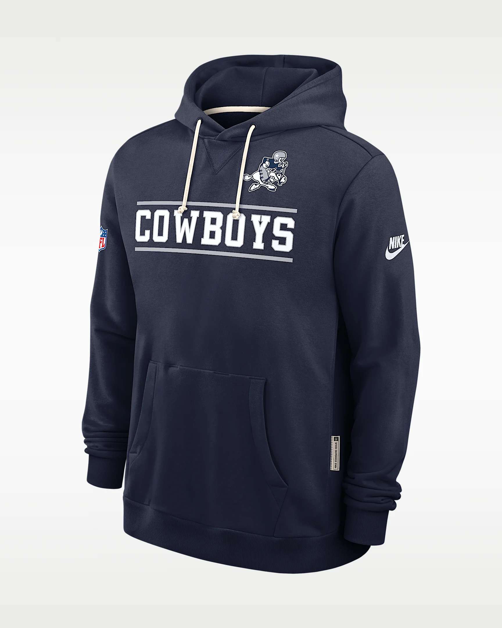 Dallas Cowboys Alt Standard Issue Men's Nike Dri-FIT NFL Pullover Hoodie - 1
