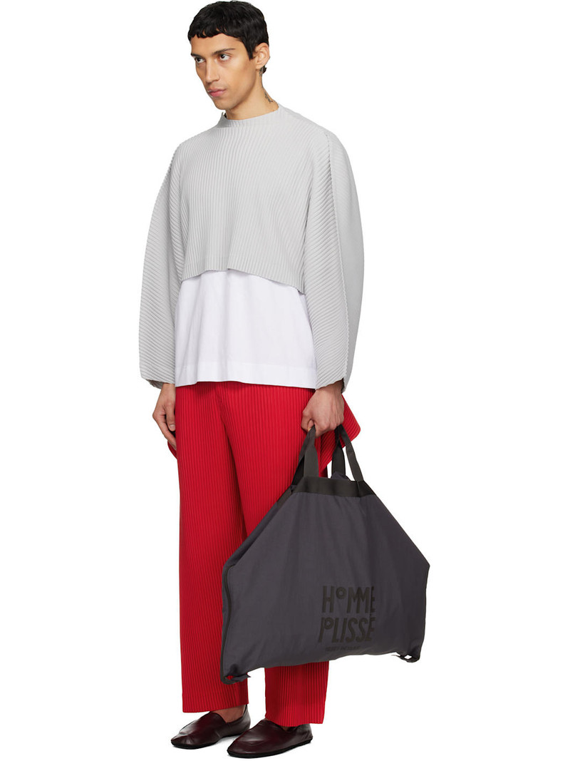 ISSEY MIYAKE Gray Carrier Carried Coat outlook