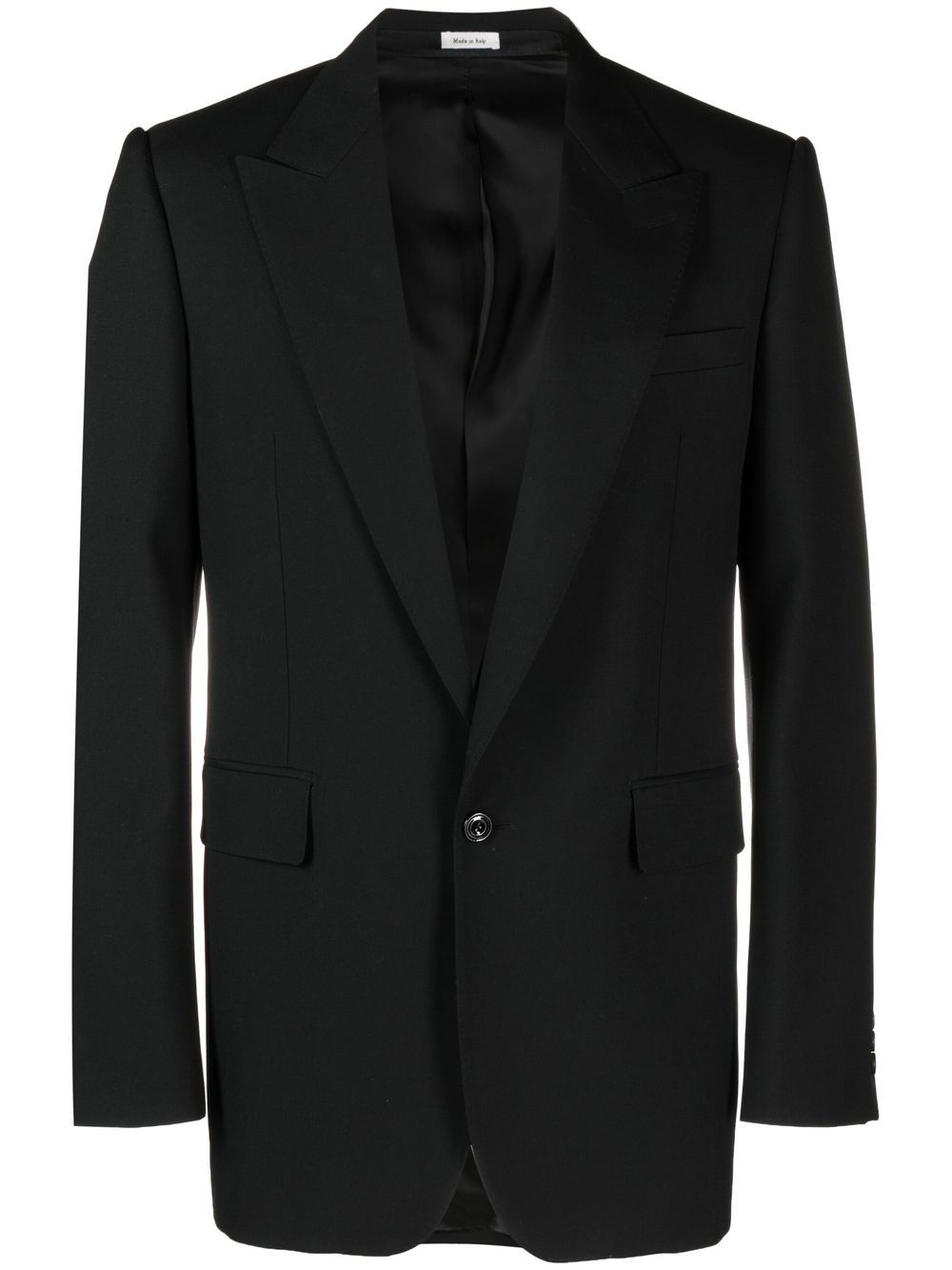 single-breasted button blazer - 1