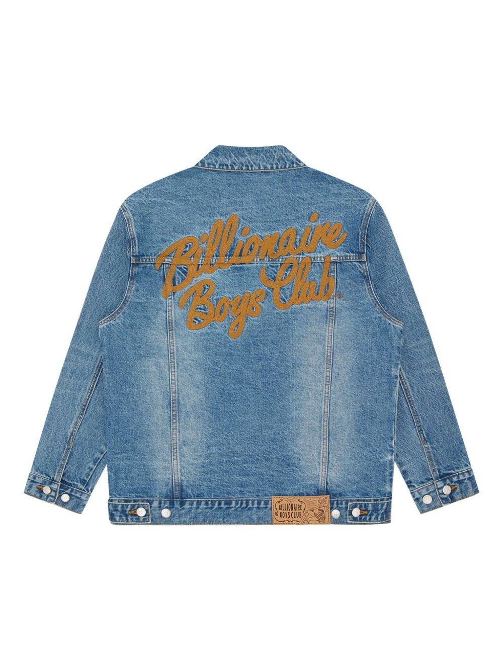 script-logo denim jacket - 2