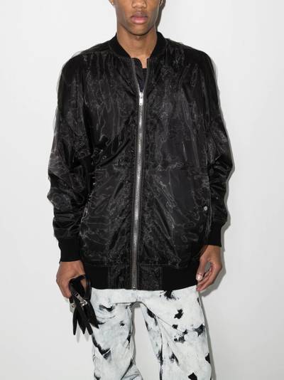 Rick Owens Peter Flight zip-up jacket outlook