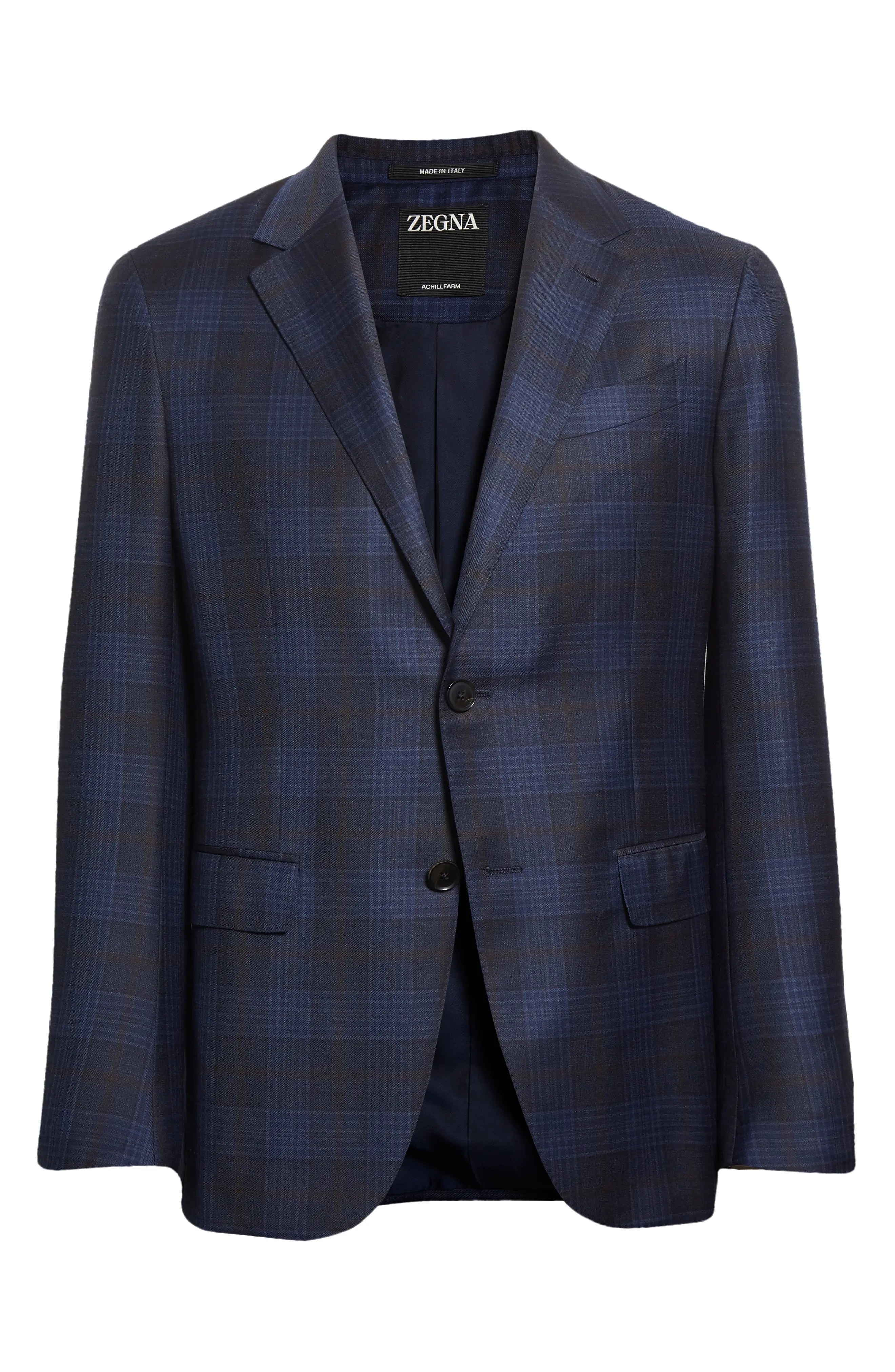 Milano Easy Plaid Wool Sport Coat - 6