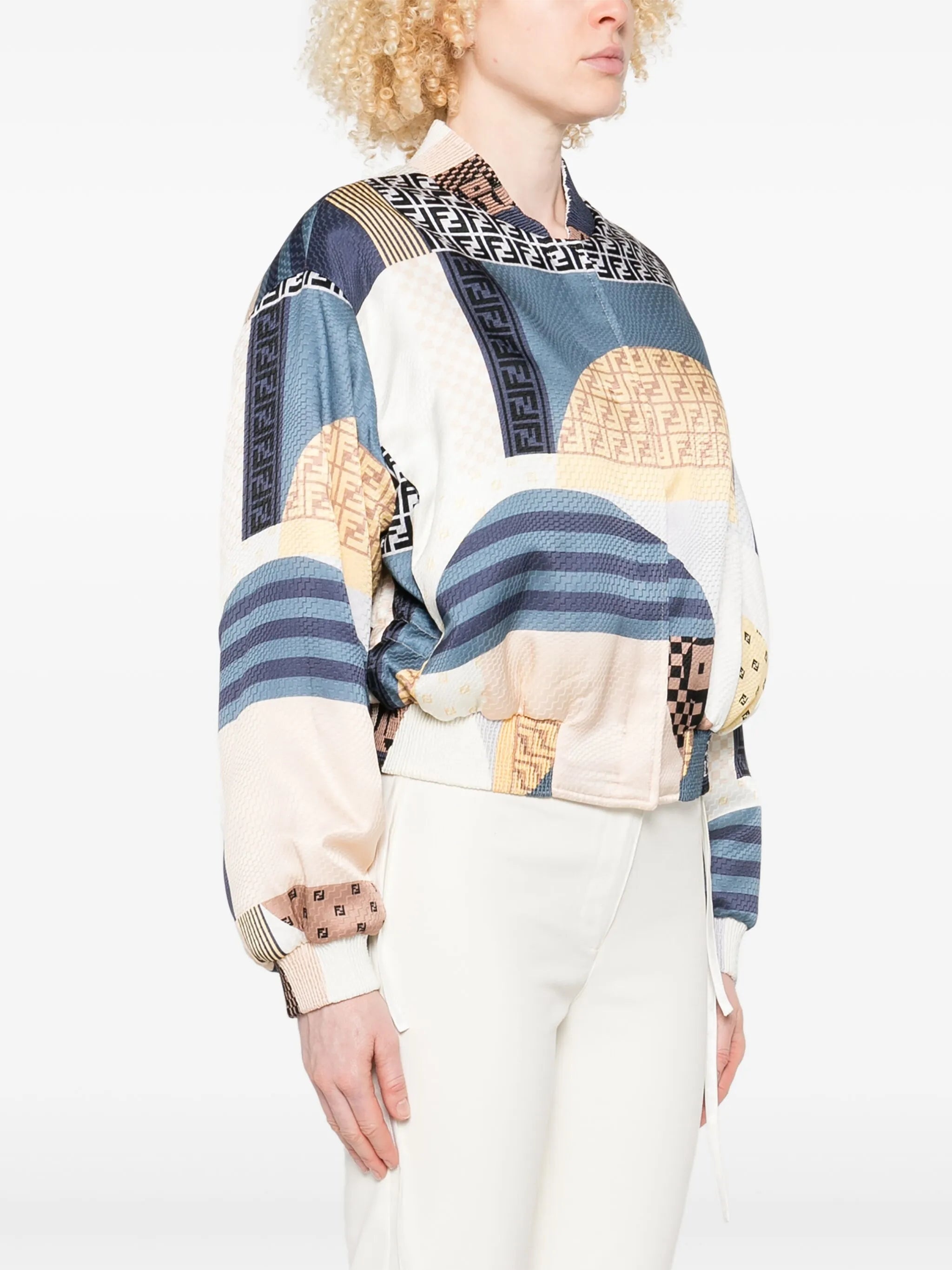 Fendi Reversible Cropped Bomber Jacket - 2