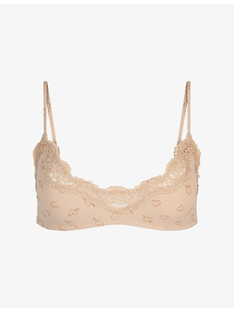 Fits Everybody Lace-Trim Jersey Triangle Bralette 1