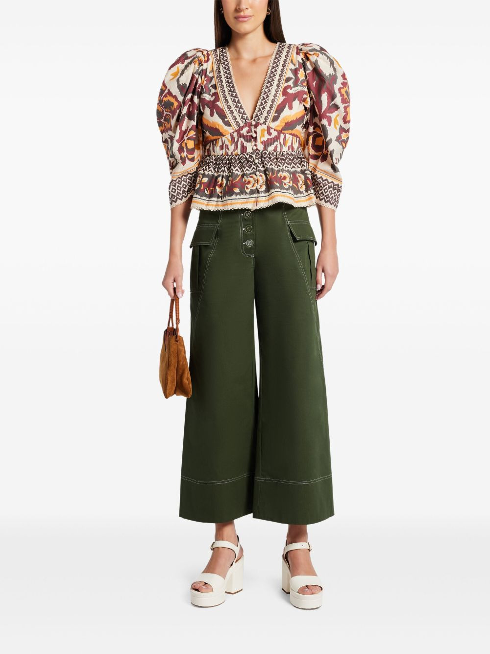 wide-leg trousers - 2