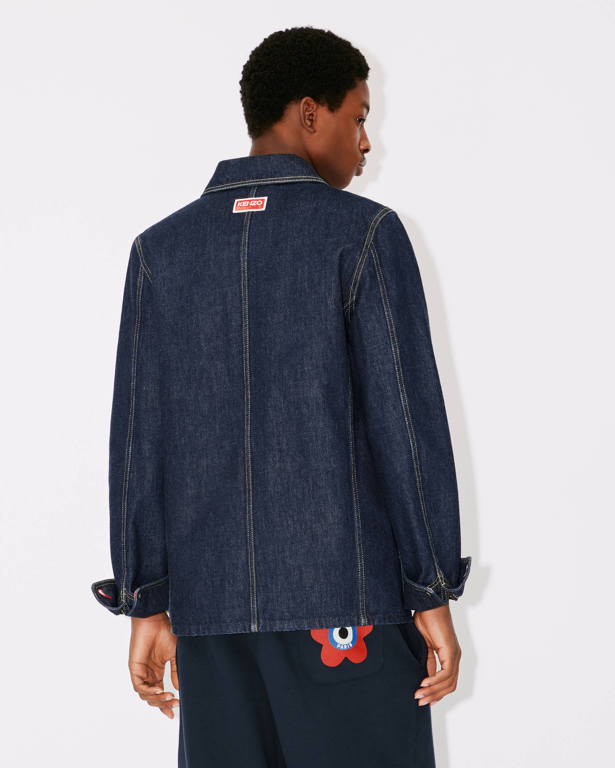 'KENZO Target' denim workwear jacket - 4