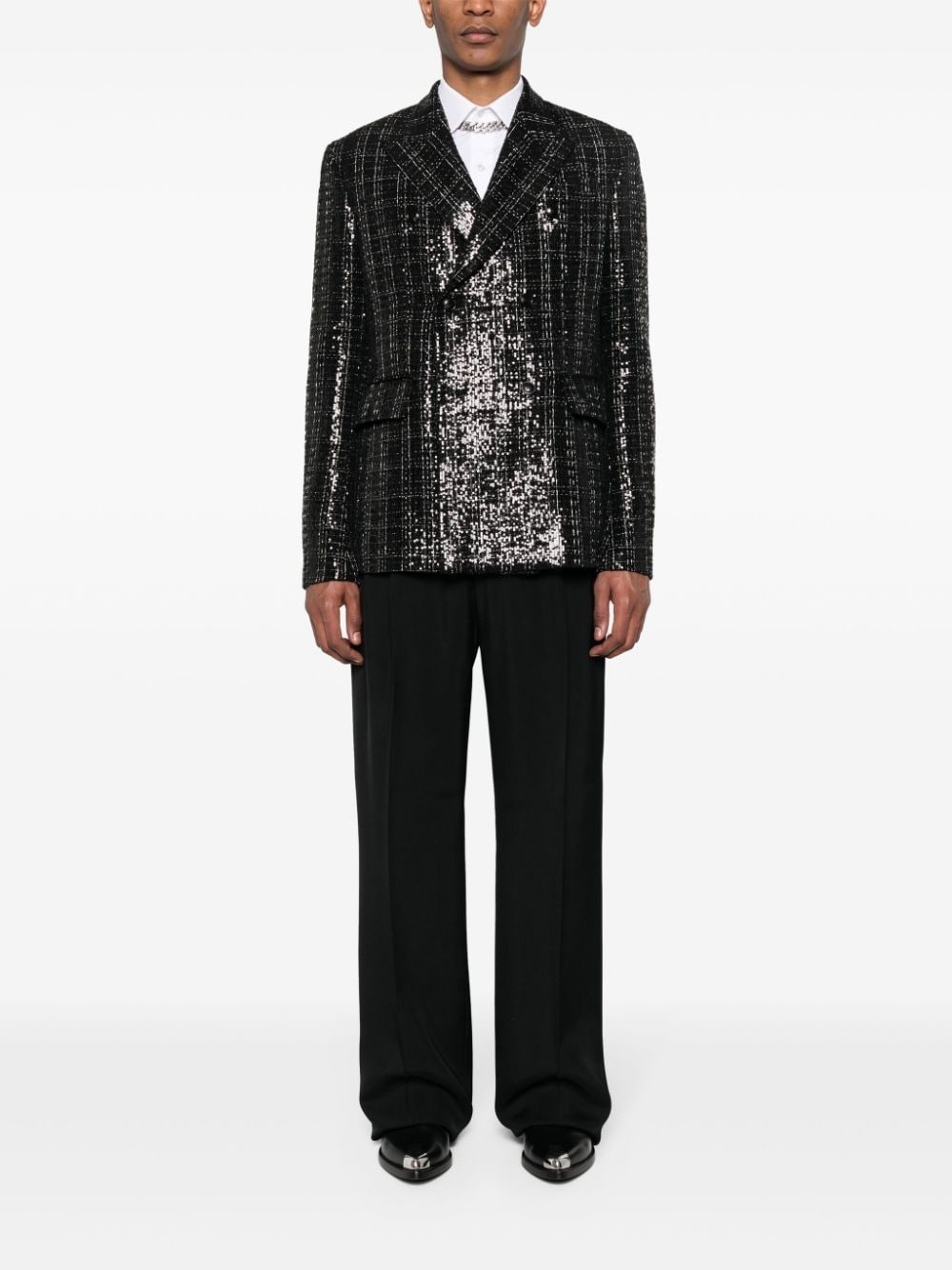 darted tapered trousers - 2