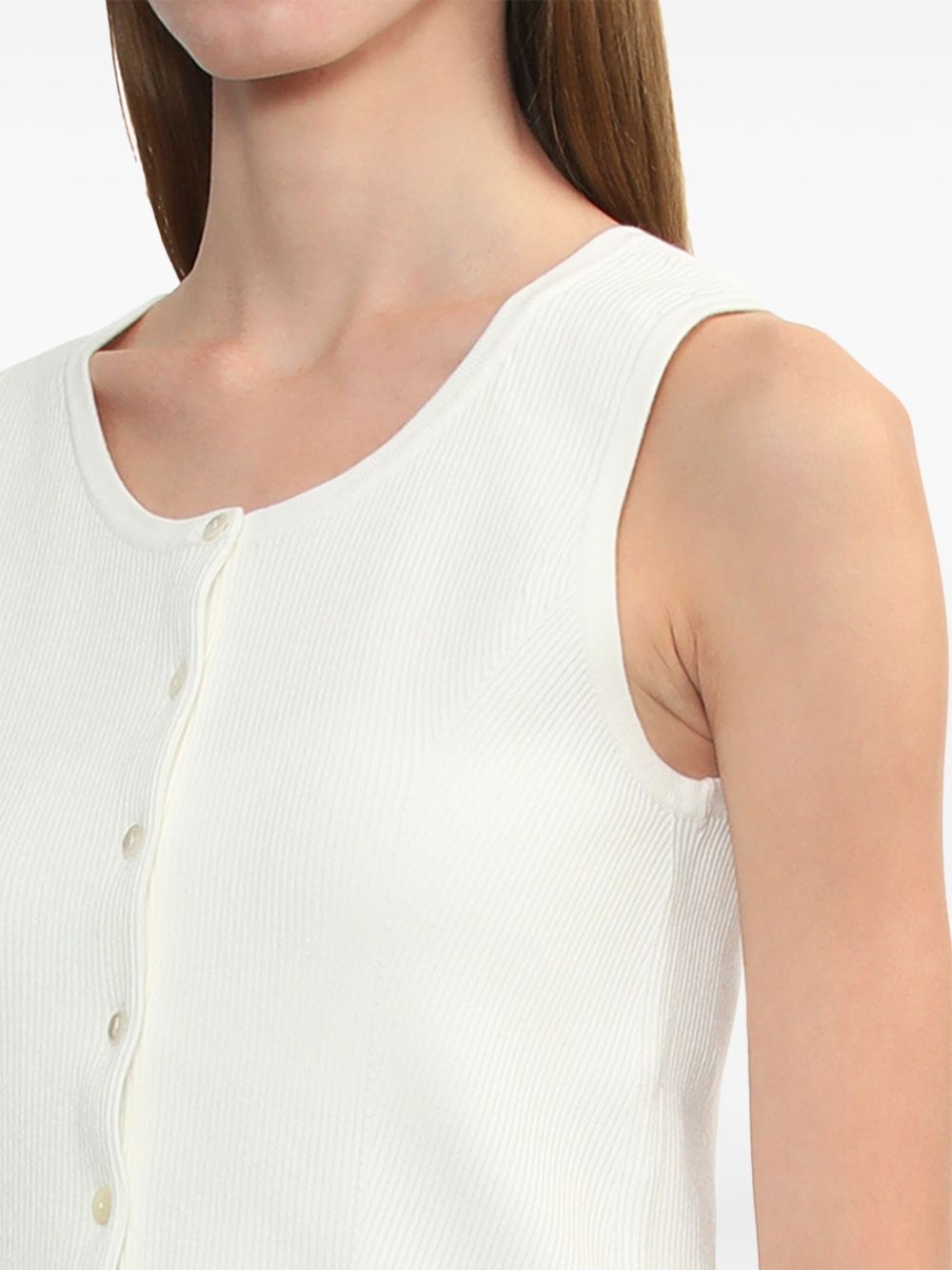 button-down tank top - 5