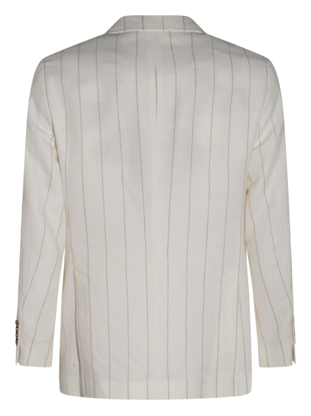 linen-cotton blend suit - 3