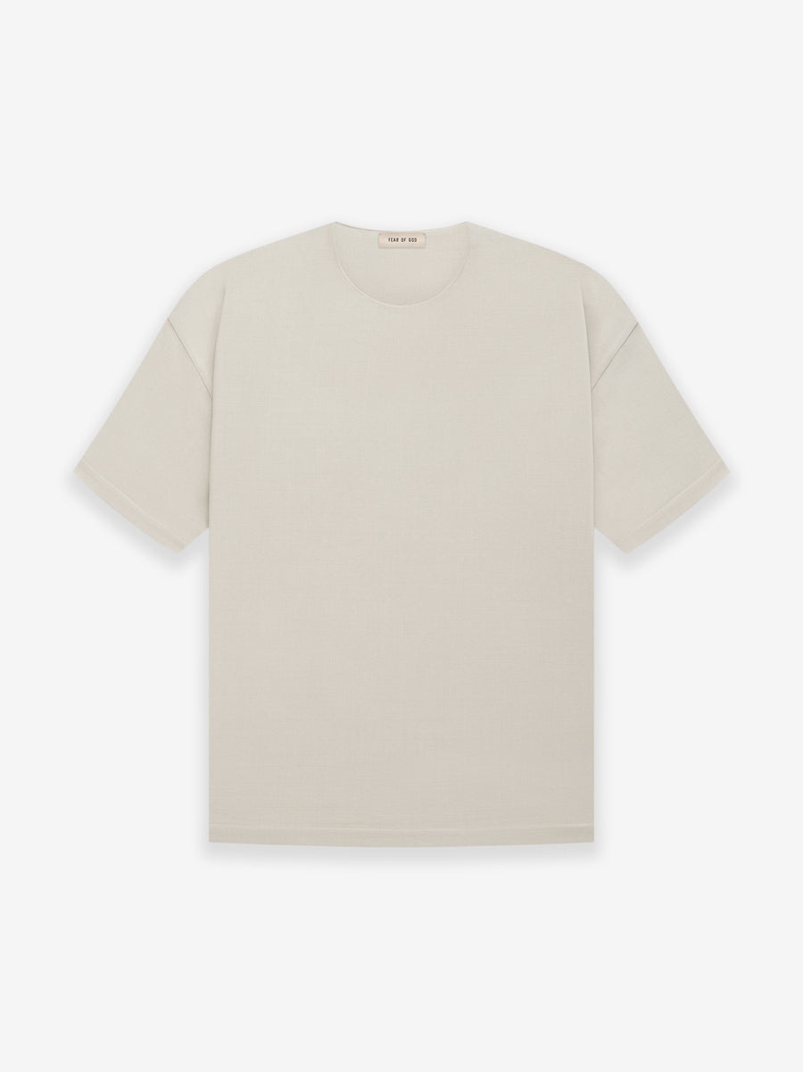 Wool Crepe Tee - 1