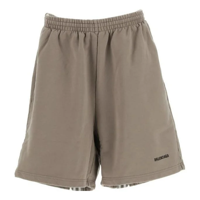 Balenciaga Cotton Sweat Shorts 'Dark Grey' 674591TMVF57761 - 1