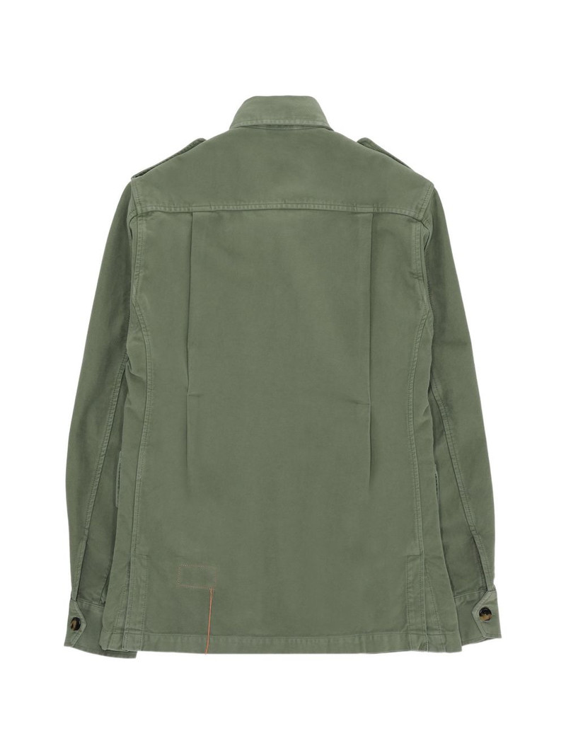 FORTELA buttoned four-pocket overshirt outlook