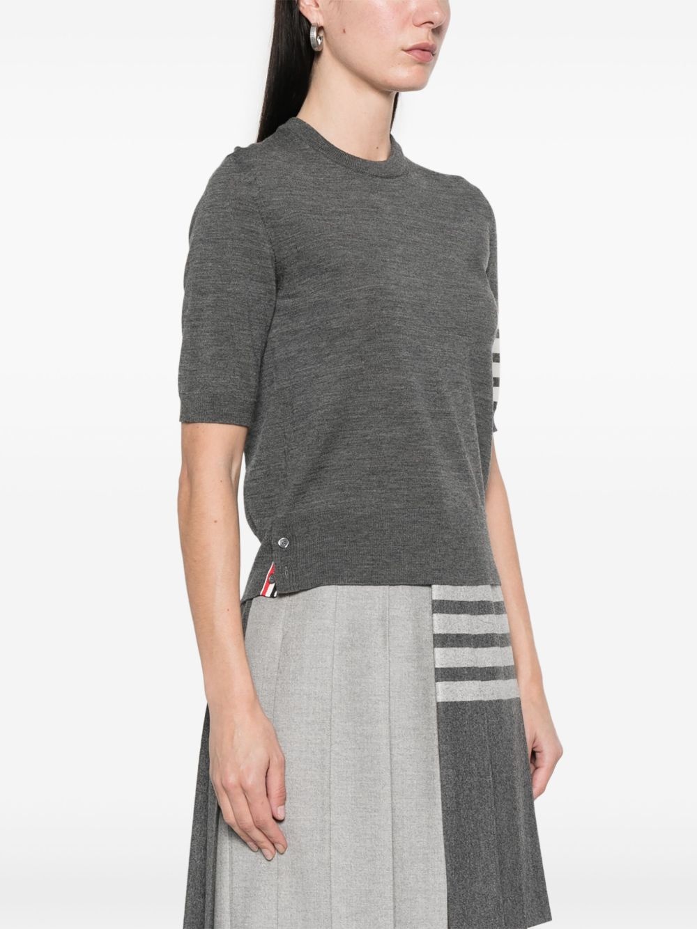 4 Bar Stripes fine-knit T-shirt - 3