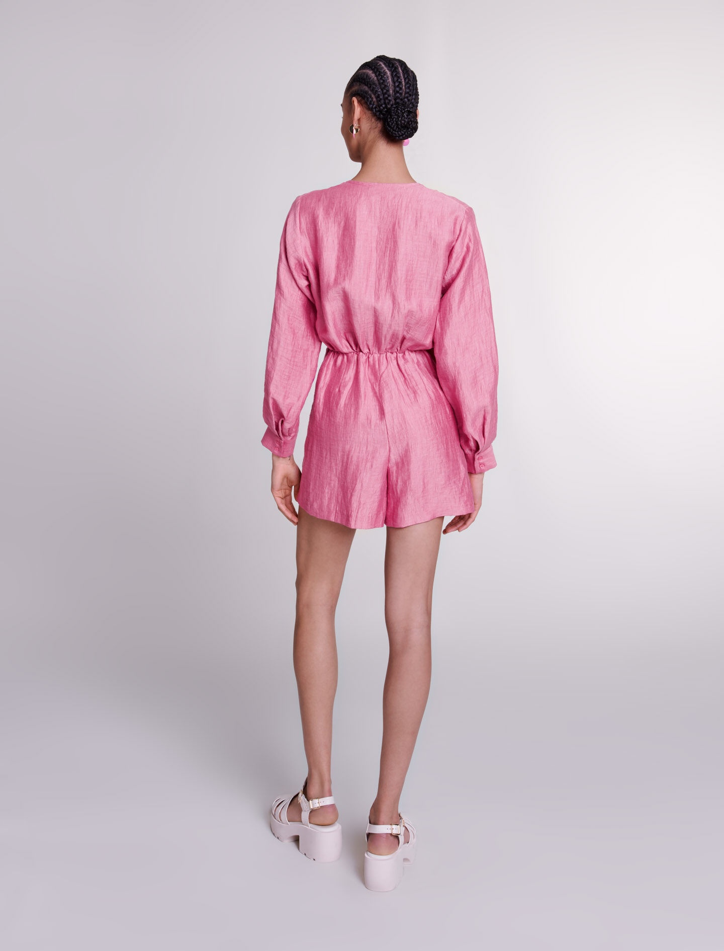 Linen playsuit - 4