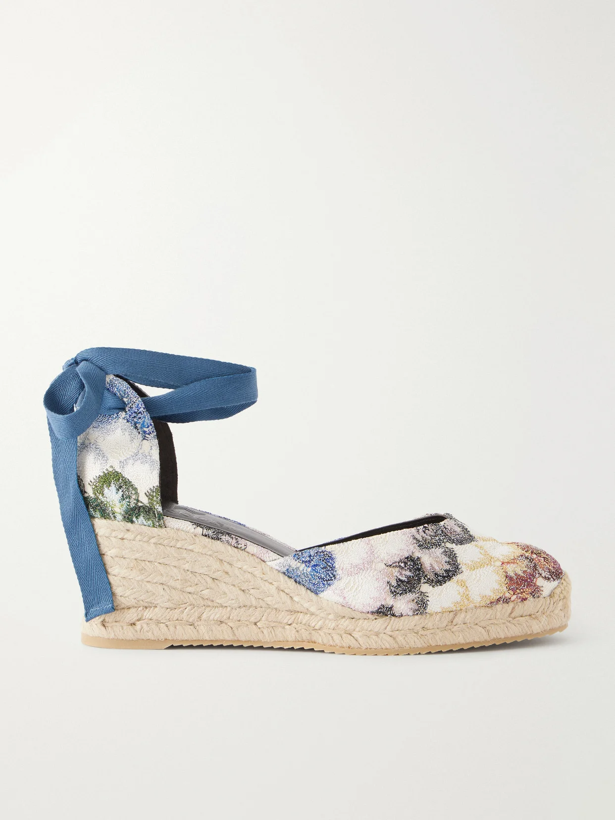 Eva 60 Braided Wedge Sandals - 1