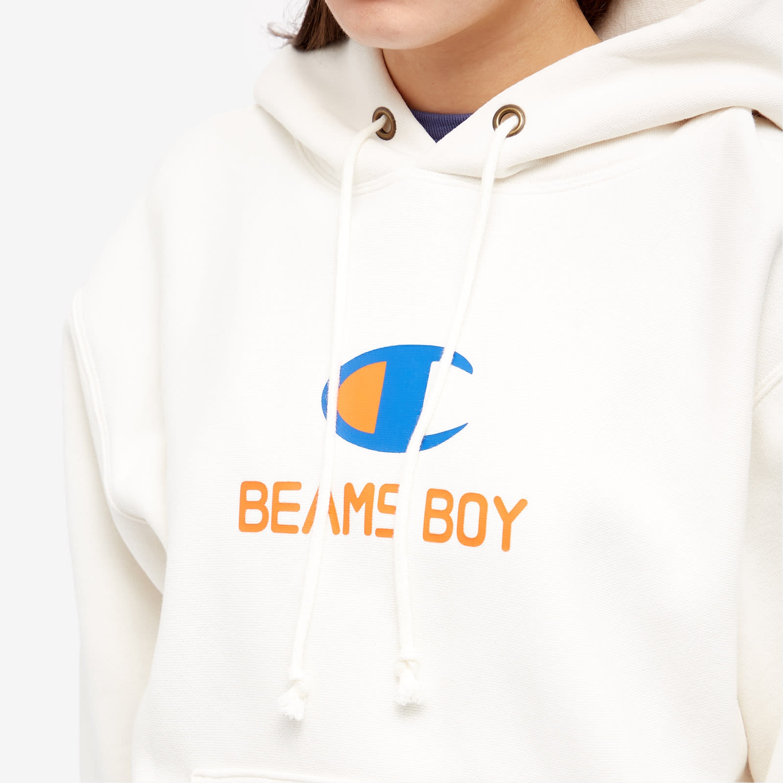 Champion x Beams Boy Hooded Sweat - 5