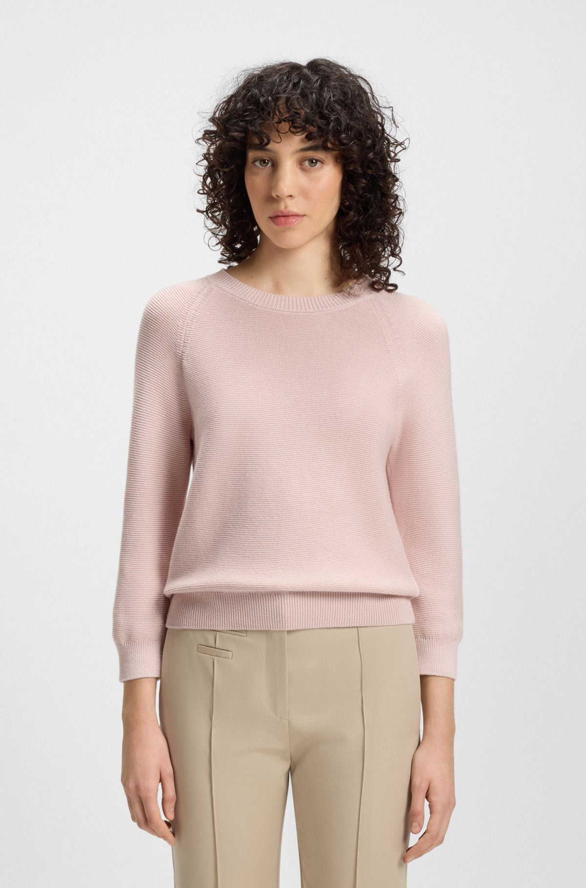 KNITTED SWEATER IN PURE COTTON - 2
