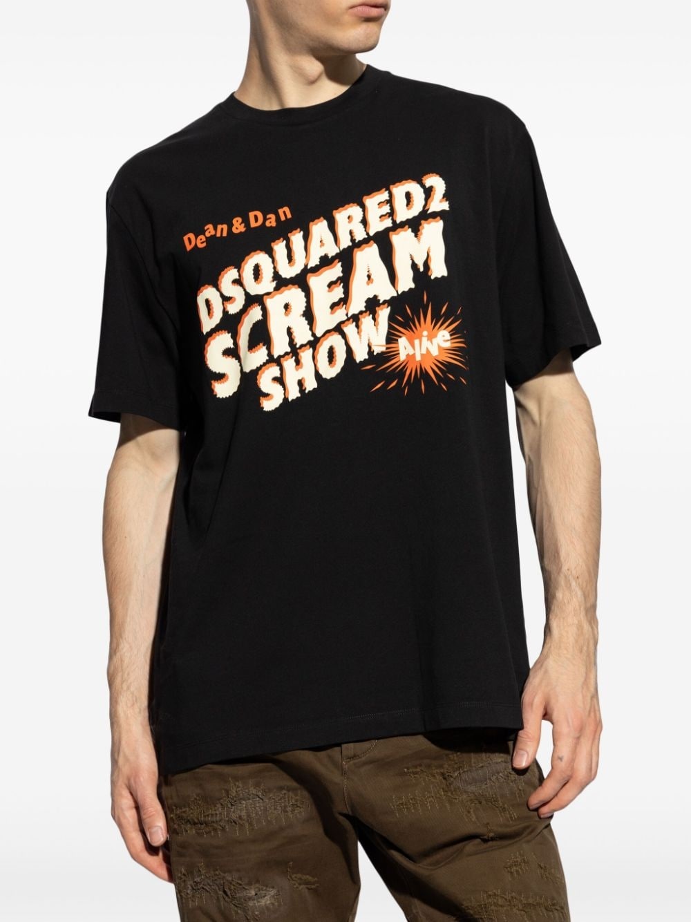 Scream Show cotton T-shirt - 3